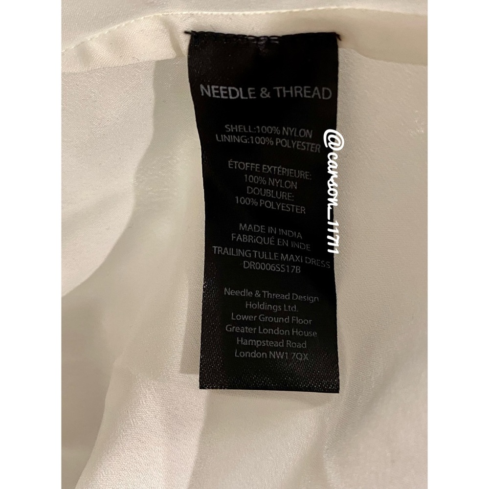 NWT Needle & Thread Bridal Embellished Tulle Gown 0 - Picture 9 of 12